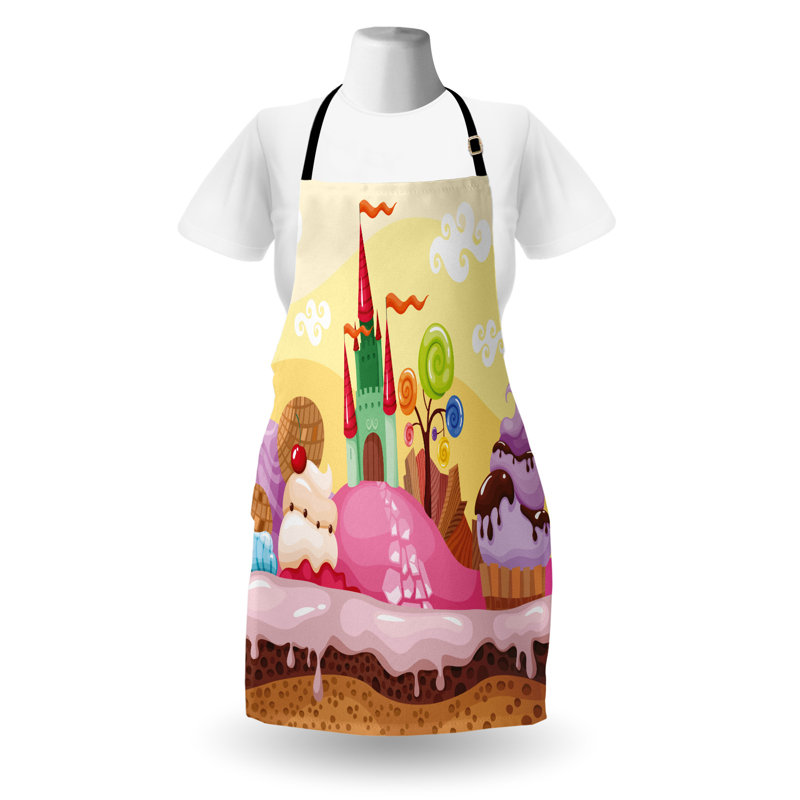 No Pattern Bib Apron