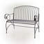 Banc de jardin en acier inoxydable Classic