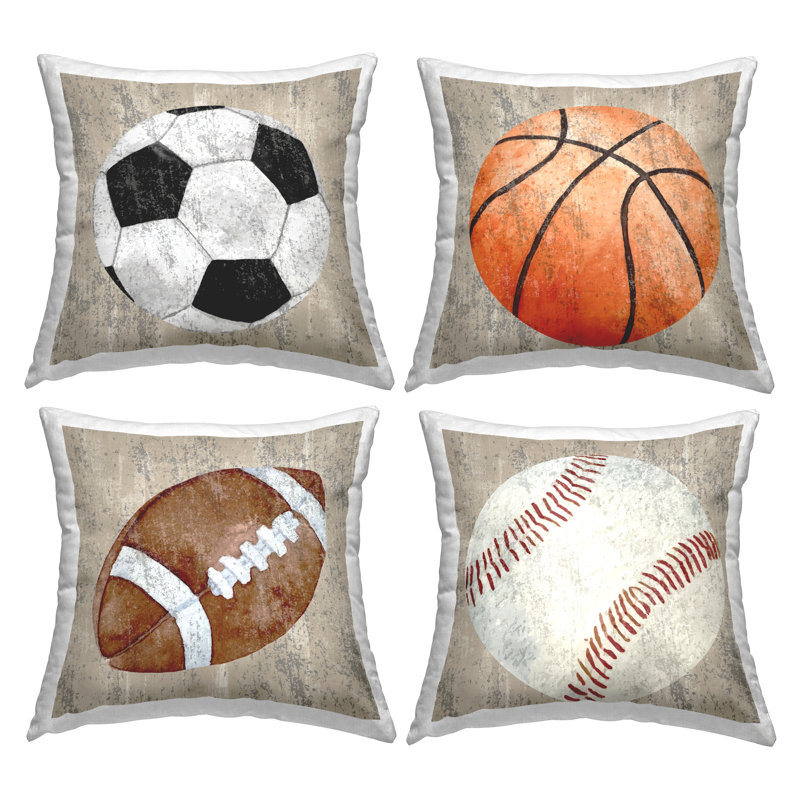 Ensemble de coussins décoratifs 4 pièces Rustic