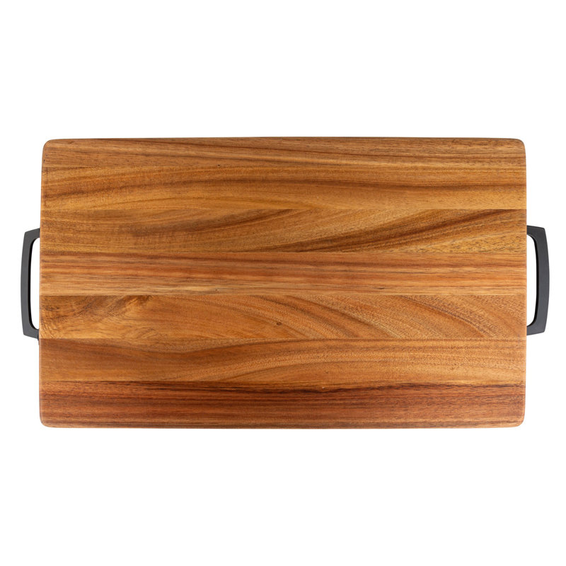 Viking 7pc Acacia Wood Slate Cheese Board/Charcuterie Set