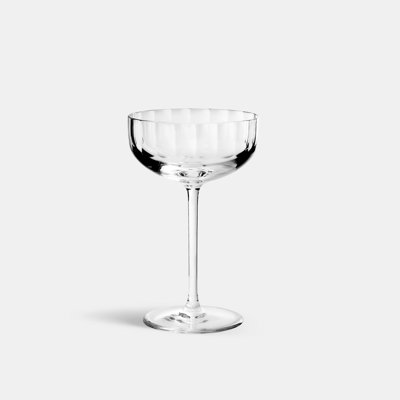 Fluted Handmade Crystal Coupe