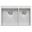 Ruvati 33 x 22 inch Drop-in 60/40 Double Bowl Zero Radius Topmount Stainless Steel Kitchen Sink