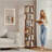 100% Solid Wood 360° Rotating Bookshelf, 6-Tier Round Revolving Book Tower with Wheels, Narrow Rolling Shelf for Small Space, Corner, Bedroom & Office-2103630505