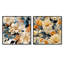 Muelle - Ensemble de 2 collages carrés floraux-101848402-101848408