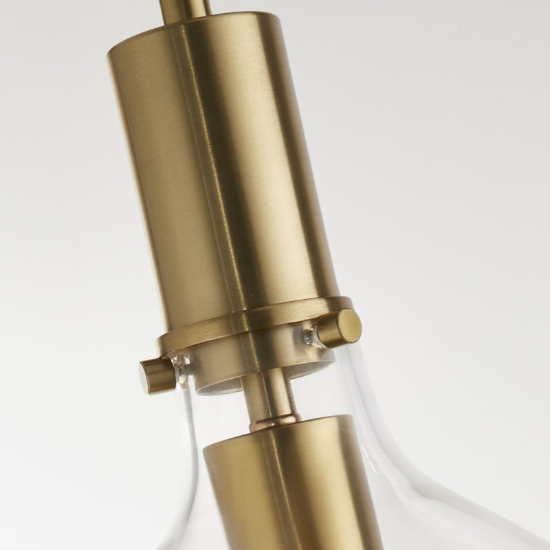 Caton 1 - Light Brass Simple Pendant