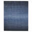 Tapis bleu en laine touffeté à la main Louie