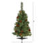 36' H Lighted Artificial Christmas Tree