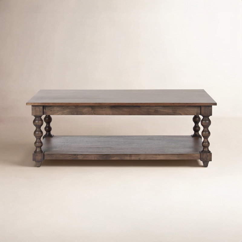 Davey Rectangular Turned Leg Coffee Table