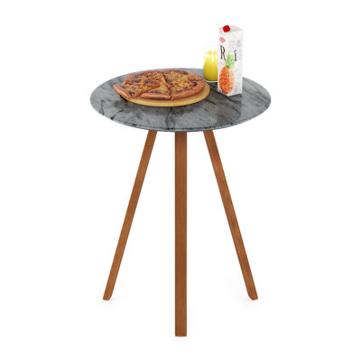 Round Outdoor Bistro Table - 60 cm W 60 cm D