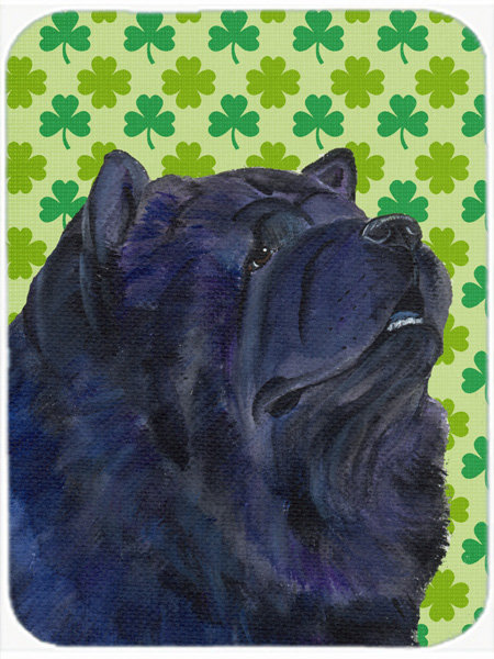Planche à découper en verre st. patrick caroline the the chow chow st. patrick Shamrock Lucky Irish