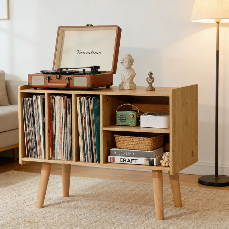 Support pour tourne-disque Mid-Century