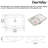 DeerValley 24" x 17" White Ceramic Rectangular Undermount Bathroom Sink with Overflow