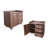 Astoria 87 Wood Office Furniture Set of 4pcs