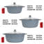 Nessa 6 - Piece Non-Stick Aluminum Cookware Set
