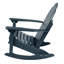 Chaise berçante en plastique Natoli-1494591456