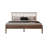 Ariona Queen Size Scandinavian Solid Wood Platform Bed Frame, AIB-44-Q, with Spindle Headboard & Footboard, Warm Walnut, No Box Spring Needed-1103041128-1103041129