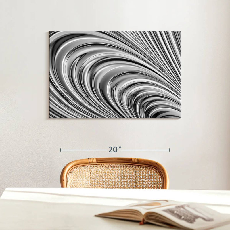 Avery Metal Wave, 16" H x 24" W