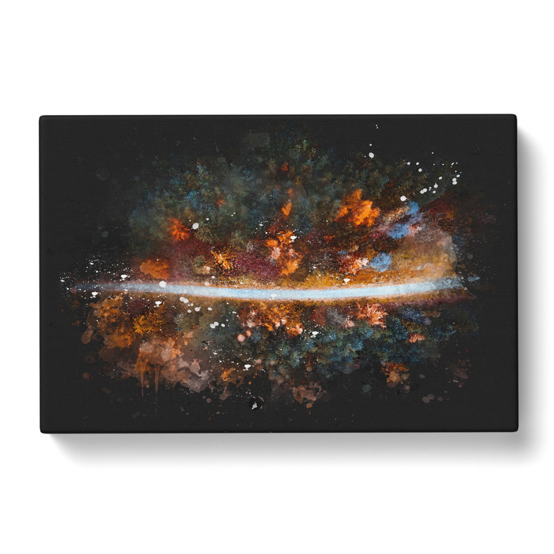 Forest Road - Wrapped Canvas Painting, 60cm H x 91cm W x 3cm D