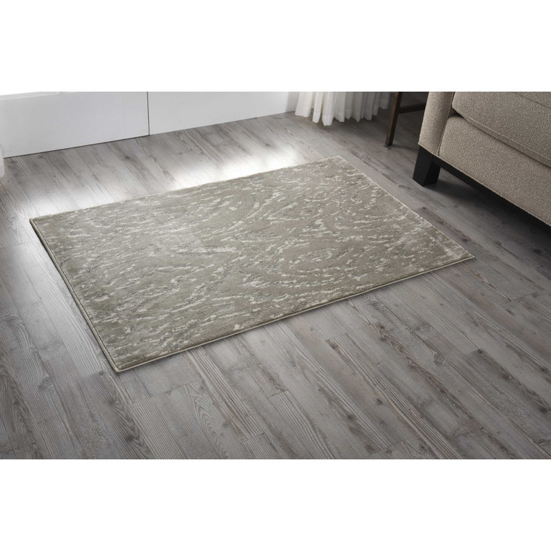 Tapis gris Desmond, Rectangle 2 pi 7 po x 4 pi 2 po