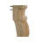 BingLTD - 30 1/4" Tall Unfinished Rubberwood David Dining Table Leg - (TL-DAVID TABLE LEG)