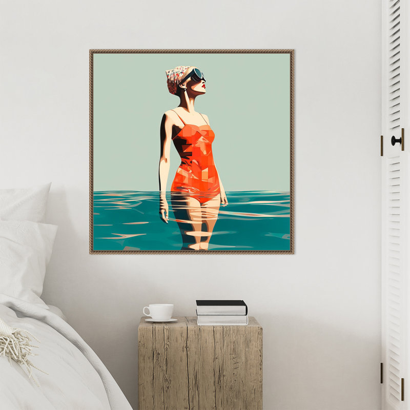 «Swim Medley» par Irena Orlov, reproduction d'art sur toile encadrée, H 30 po x l 30 po
