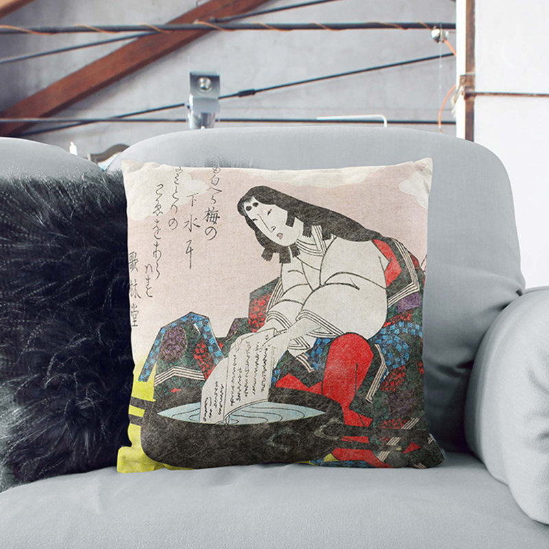 Square Throw Cushion, 55cm H x 55cm W x 20cm D