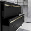 80mm Single Bathroom Vanity with Ceramic Basin