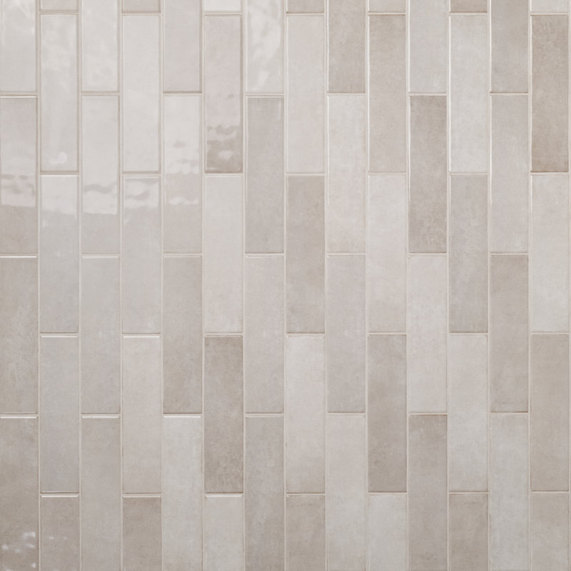 Hoku 3 in. x 12 in. Glossy Ceramic Subway Wall Tile, Plaza