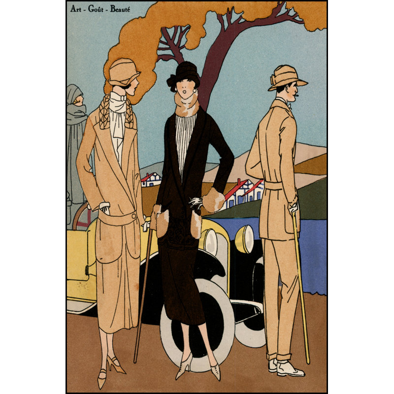 Vintage Couture IV - peinture sur toile tendue, H 48 po x l 32 po x P 1,25 po