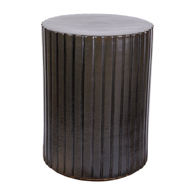 Flute Outdoor Round Side Table