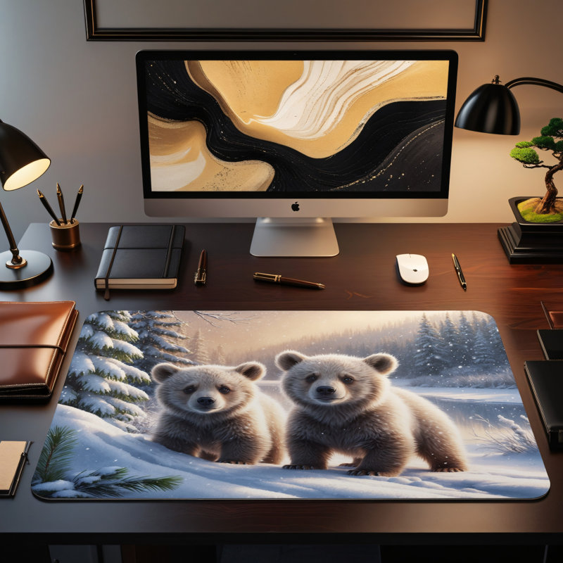 Polyester Desk Pad, 23.6x13.8