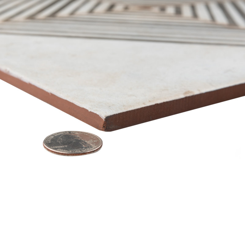 Kings Rombos 17-5/8 In. X 17-5/8 In. Ceramic Floor And Wall Tile