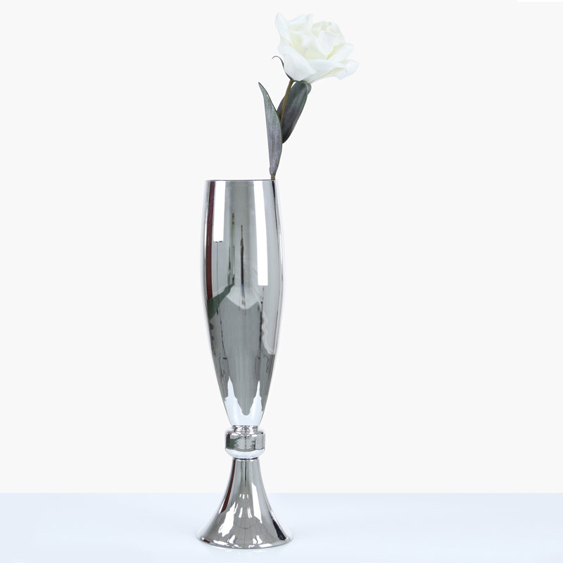 Bowie Glass Floor Vase, 70cm H x 18cm W x 18cm D