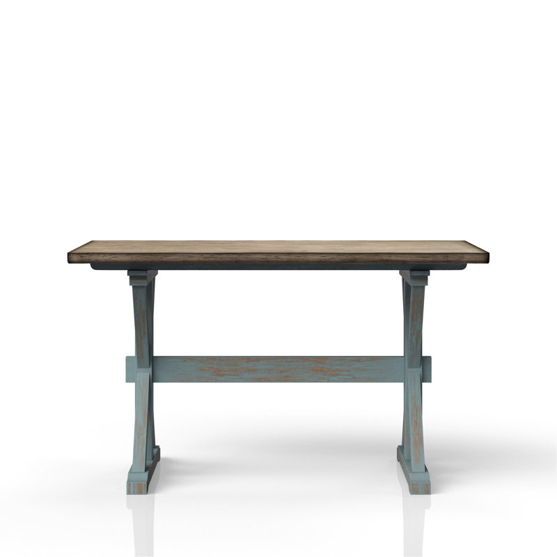 Table de salle à manger à hauteur de comptoir en X