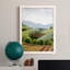 Toile encadrée de qualité supérieure Tuscan Valley S croquis II - prête à être accrochée-1335986869-1335986867