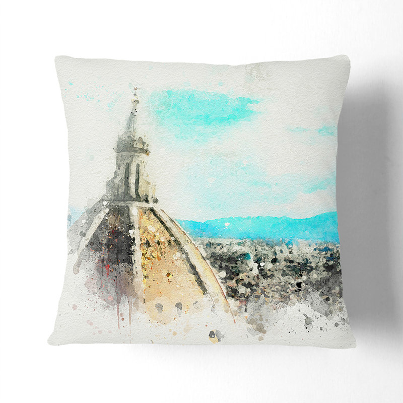 Square Throw Cushion, 55cm H x 55cm W x 20cm D