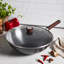 Dragon wok en acier au carbone 30 cm / 12 pouces