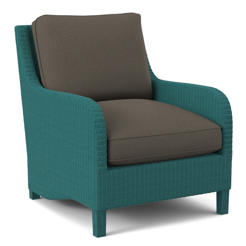 Gibraltar Armchair, Honey, Gray Sugar Performance; 0863-84