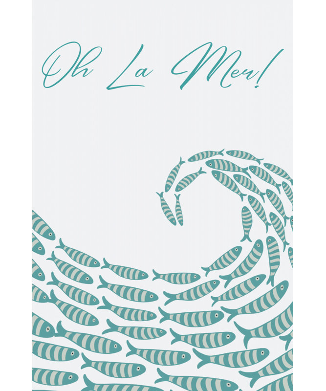 Wrapped Canvas Print, 91.44 cm H x 60.96 cm W, Teal