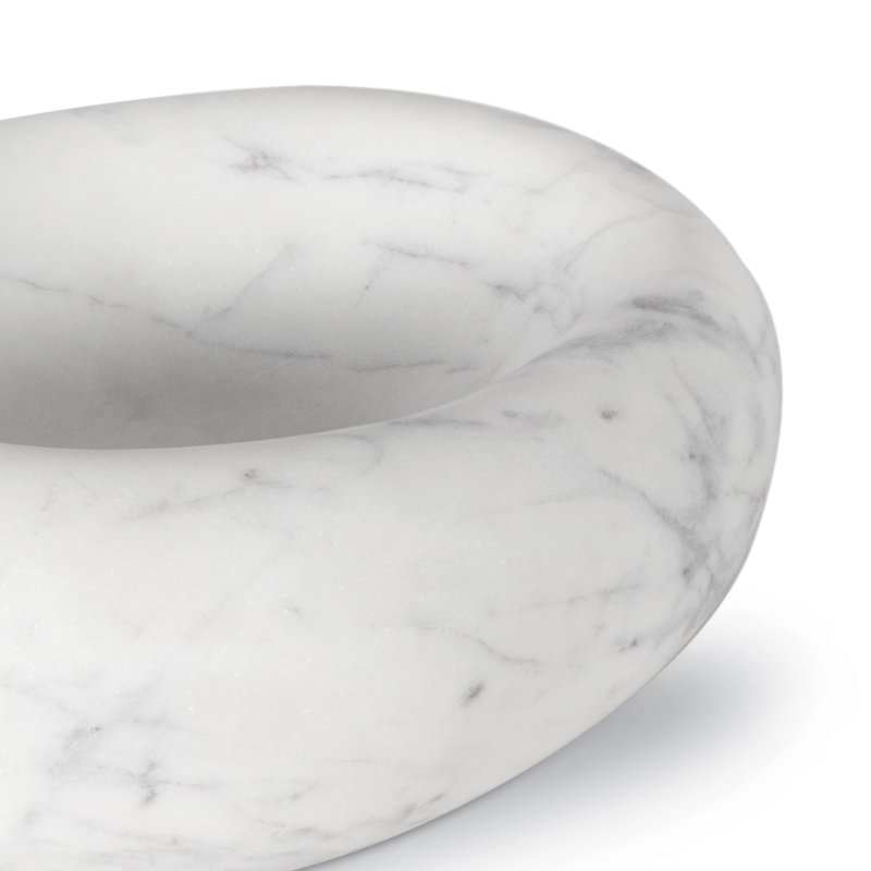 Lagoon Marble Bowl, White