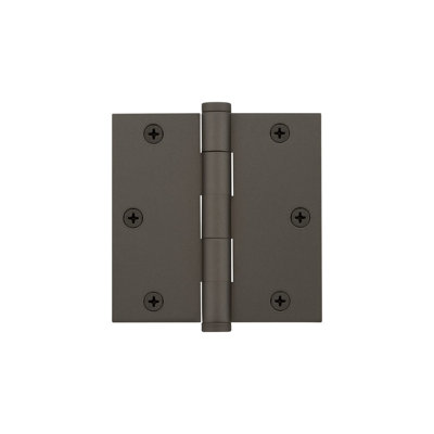 3.5'' x 3.5'' Brass Butt Bearing Hinge