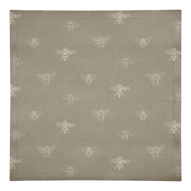 Alvelo Cotton No Pattern Rectangle Napkin, Brown