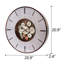 Horloge murale industrielle surdimensionnée 20,87 po