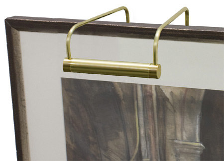 Frame Mounted, 7.5" H x 30" W x 8" D, Satin Brass