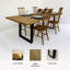 Grande table de salle à manger en chêne blanc-86830688