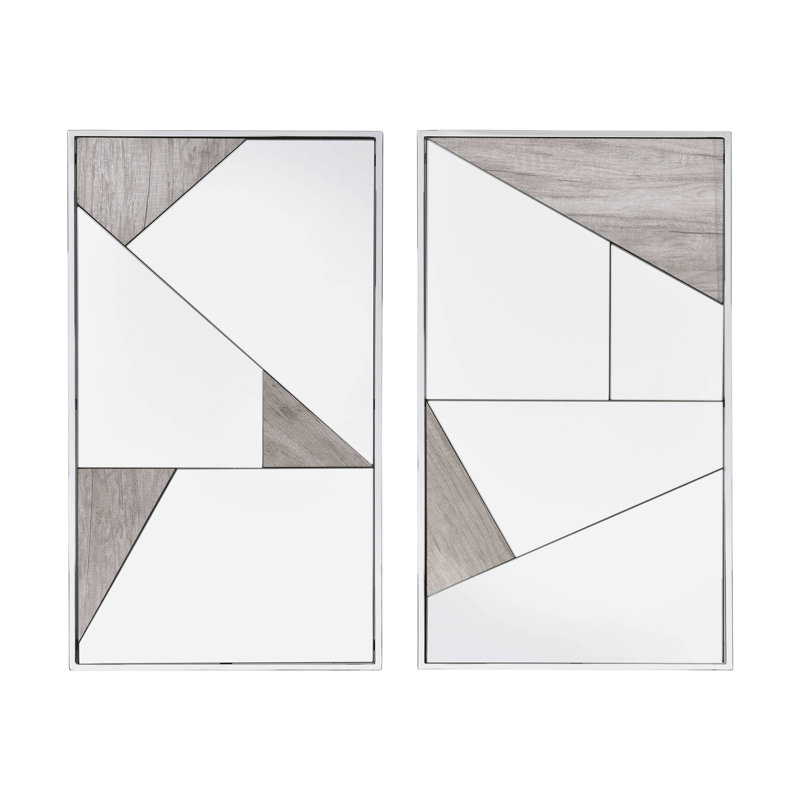 Danashia Metal Flat Wall Mirror