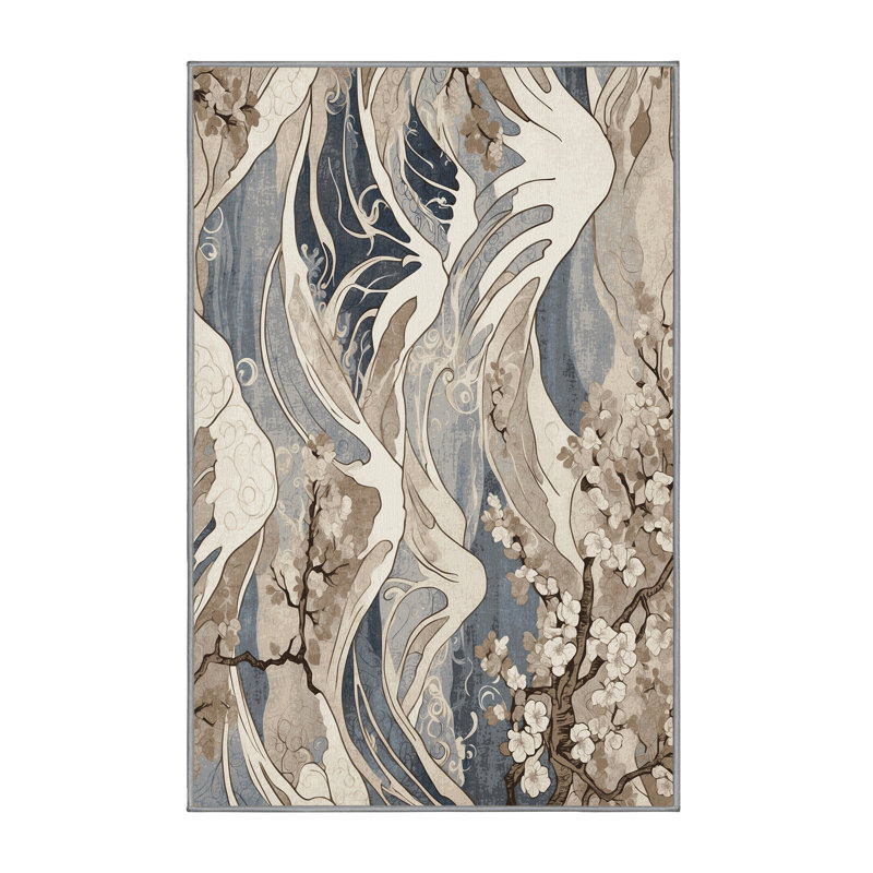 Eternal Blossom Rug, Rectangle 2' x 3'