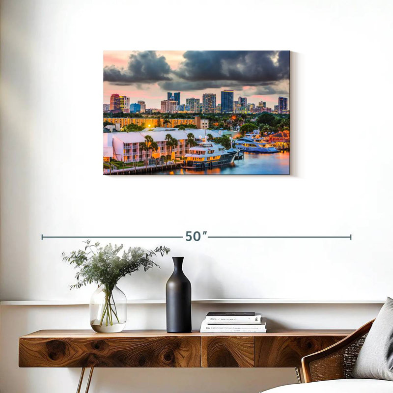 Fort Lauderdale City, H 20 po x l 30 po