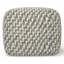 Pouf carré en polyester Beatrix