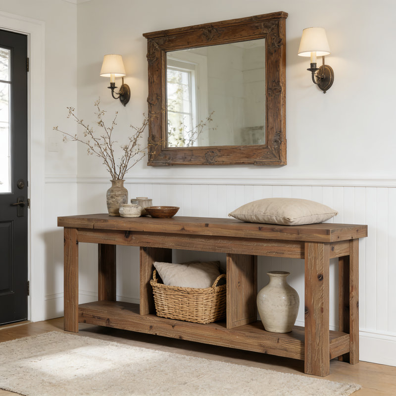 160cm Solid Wood Console Table
